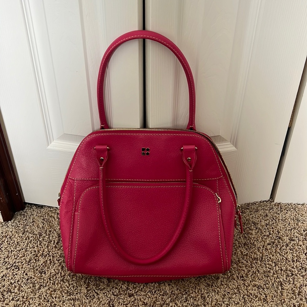 Kate Spade leather handbag, pink leather